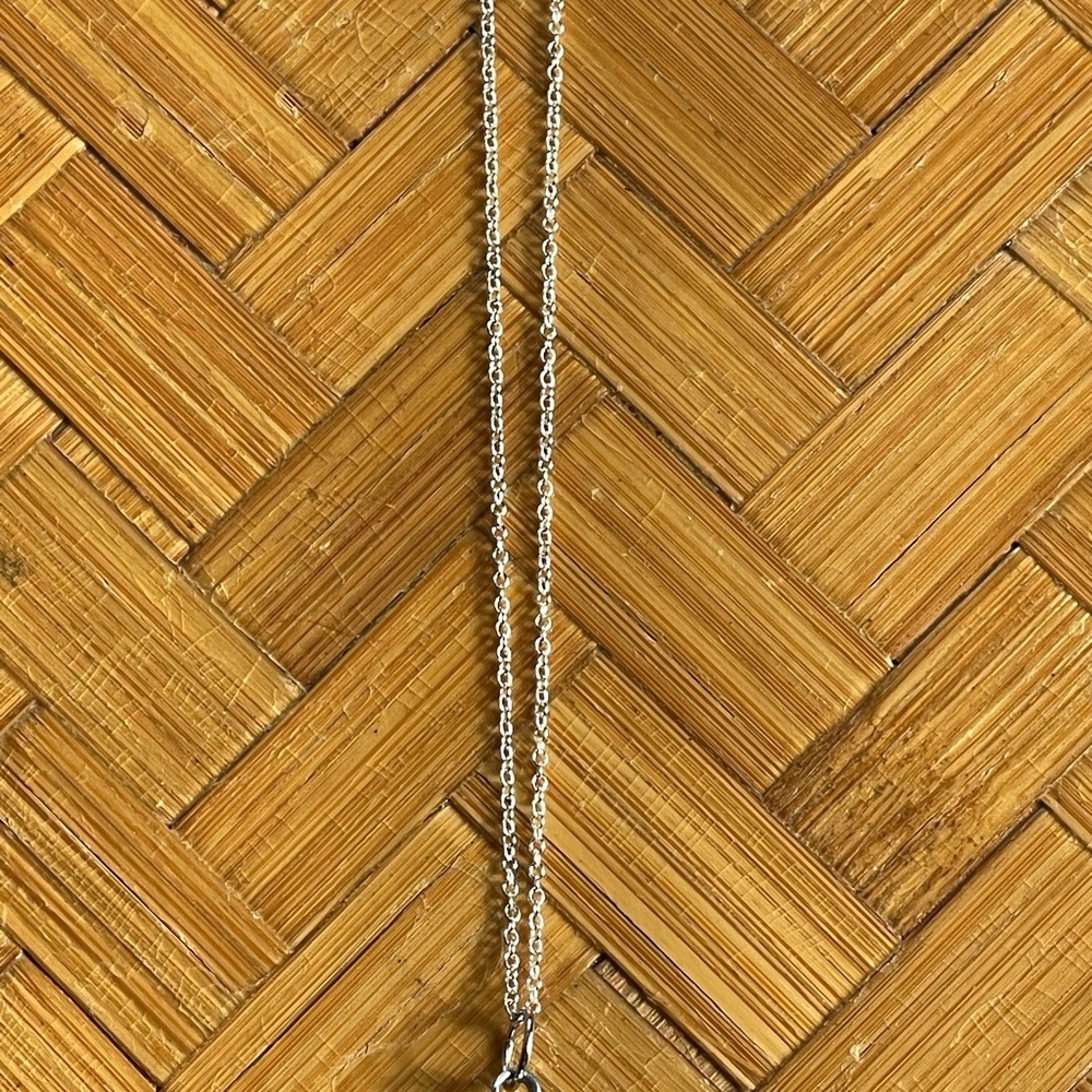 925 silver necklace w/tassel pendant - Picture 6 of 10